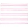 TriChi Design Place Settings & Linens|Pink Stripe Cotton Tablecloth
