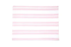 TriChi Design Place Settings & Linens|Pink Stripe Cotton Tablecloth