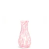 Paul Arnhold Glass Décor|Glassware|Pink Transparent Spotted Bud Vase