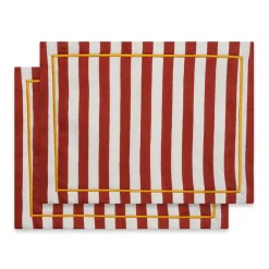 La DoubleJ Place Settings & Linens|Placemat in Riviera Mattone, Set of 2