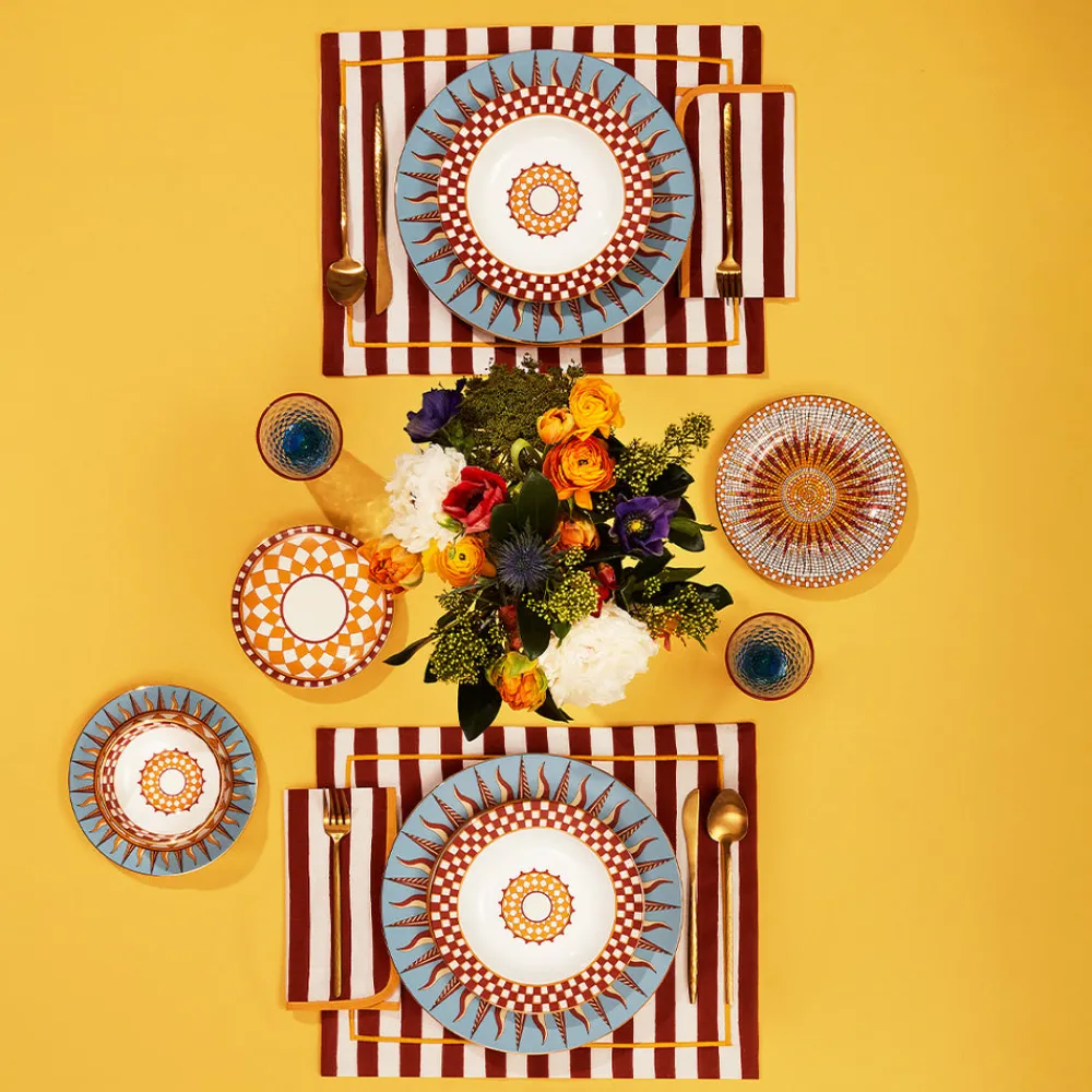 La DoubleJ Place Settings & Linens|Placemat in Riviera Mattone, Set of 2