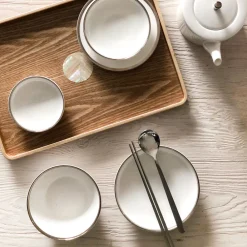 Twig NY Dinnerware|Platinum Edge Cereal/ Soup Bowl