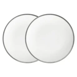 Twig NY Dinnerware|Platinum Edge Plate, Set of 2