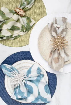 Kim Seybert Place Settings & Linens|Playa Napkin Ring in Natural, Set of 4