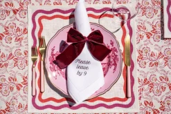 No Reservations Place Settings & Linens|Please Leave by 9 Dinner Napkins, Set of 12