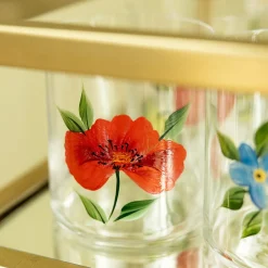 Petra Palumbo Glassware|Poppy Crystal Tumbler