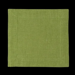 Henry Handwork Place Settings & Linens|Prism Lime Cocktail Napkin in Linen