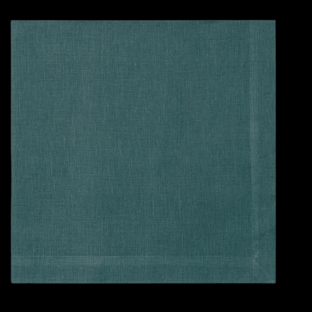 Henry Handwork Place Settings & Linens|Prism Peacock Napkin in Linen