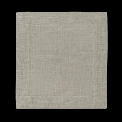 Henry Handwork Place Settings & Linens|Prism Sand Cocktail Napkin in Linen
