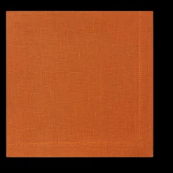 Henry Handwork Place Settings & Linens|Prism Tangerine Napkin in Linen