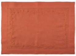 Henry Handwork Place Settings & Linens|Prism Vine Linen Placemat in 13 Colors