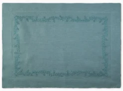 Henry Handwork Place Settings & Linens|Prism Vine Linen Placemat in 13 Colors