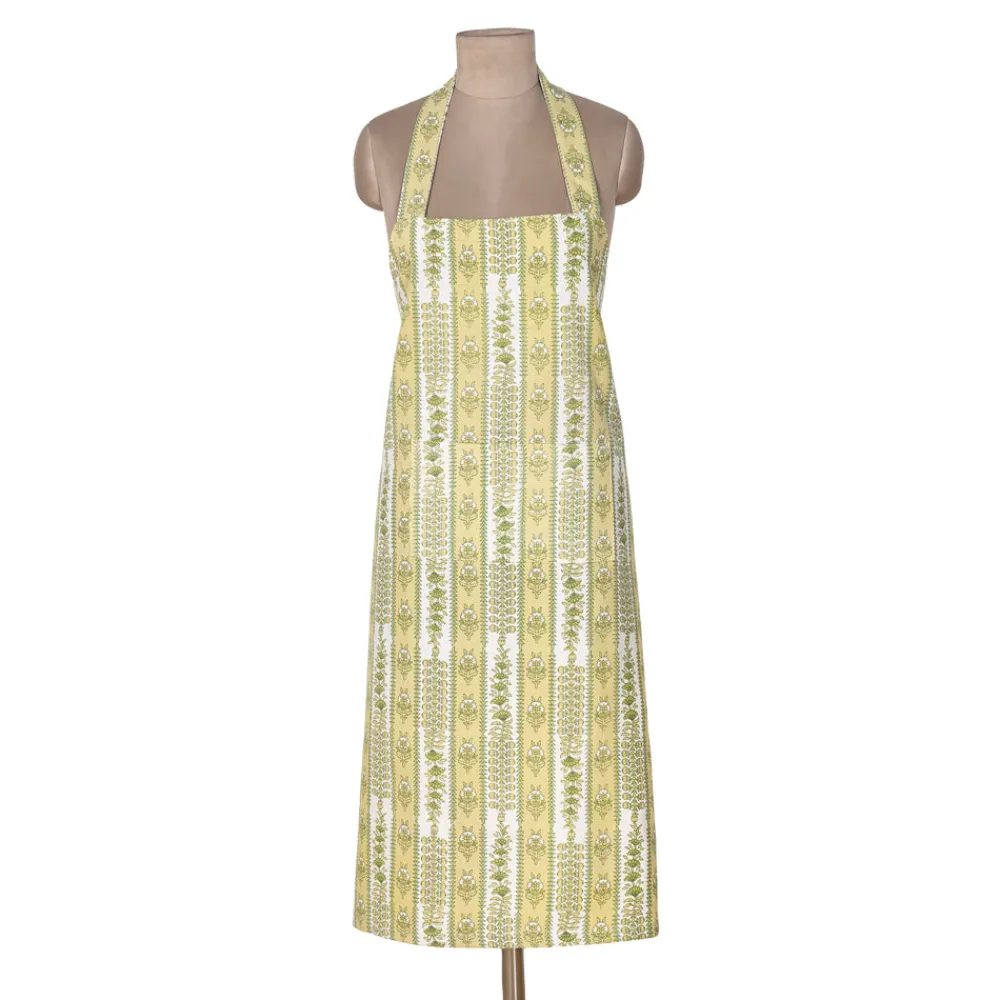 Couleur Nature Place Settings & Linens|Provence Avignon Apron in Pistache