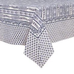 Couleur Nature Place Settings & Linens|Provence Avignon Tablecloth in Blue & Marine