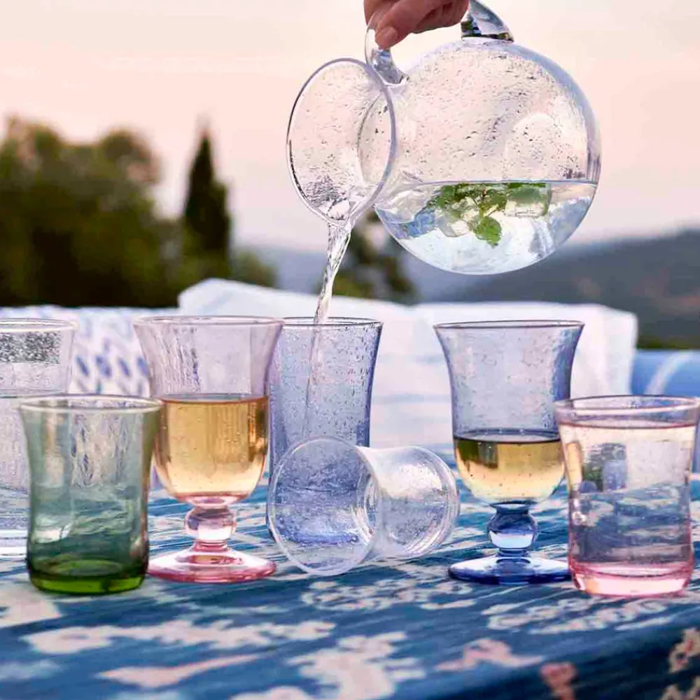 Juliska Glassware|Provence Goblet in Chambray