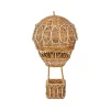 Juliska Garden|Wicker|Provence Rattan Whitewash Medium Hot Air Balloon