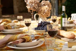 Couleur Nature Place Settings & Linens|Pumpkin Napkins in Orange & Mustard, Set of 6