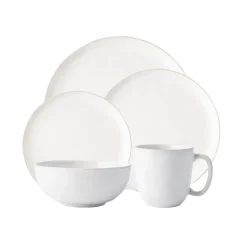 Juliska Dinnerware|Puro Coupe 5-Piece Place Setting in Whitewash