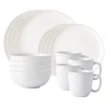 Juliska Dinnerware|Puro Coupe 16-Piece Place Setting in Whitewash