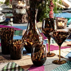 Juliska Glassware|Puro Tortoiseshell Wine Glass