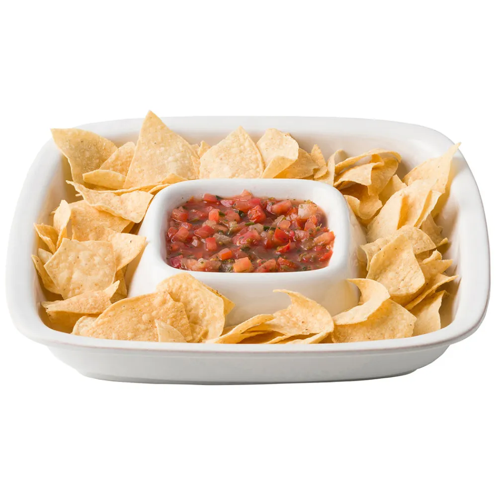 Juliska Dinnerware|Puro Whitewash Chip n' Dip