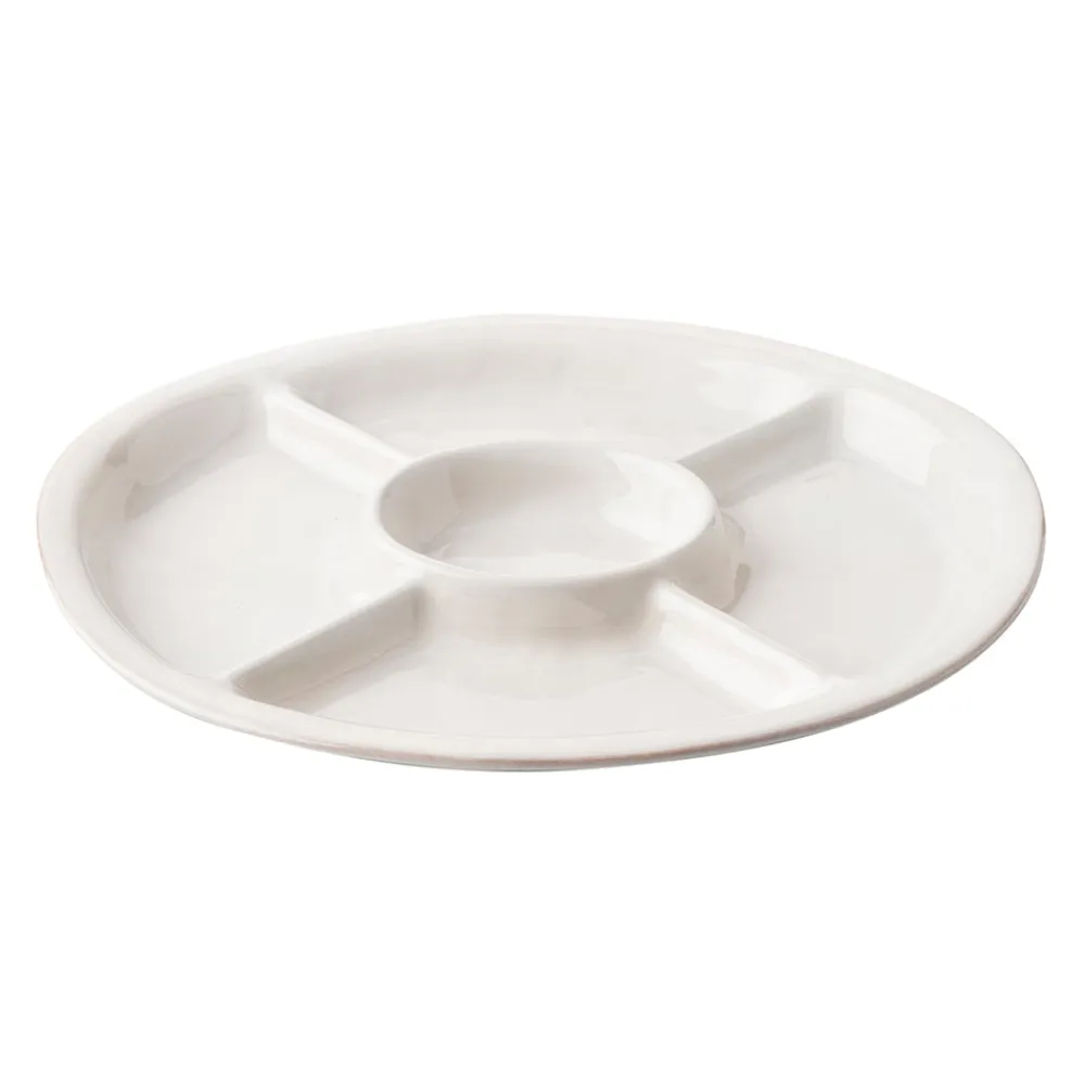 Juliska Dinnerware|Puro Whitewash Crudite Platter