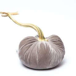 Hot Skwash Living|Décor|Putty Silk Velvet Pumpkin