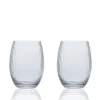 Caskata Glassware|Quinn Clear Tumblers, Set of 2