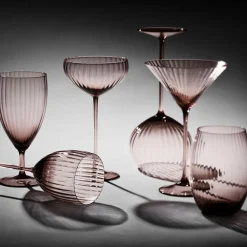 Caskata Glassware|Quinn Mocha Martini Glasses, Set of 2