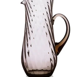 Caskata Glassware|Quinn Mocha Pitcher