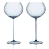 Caskata Glassware|Quinn Ocean Red Wine Glasses, Set of 2