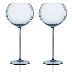 Caskata Glassware|Quinn Ocean Red Wine Glasses, Set of 2