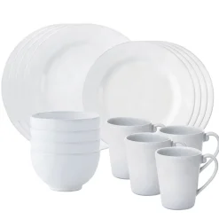 Juliska Dinnerware|Quotidien White Truffle 16 pc Set