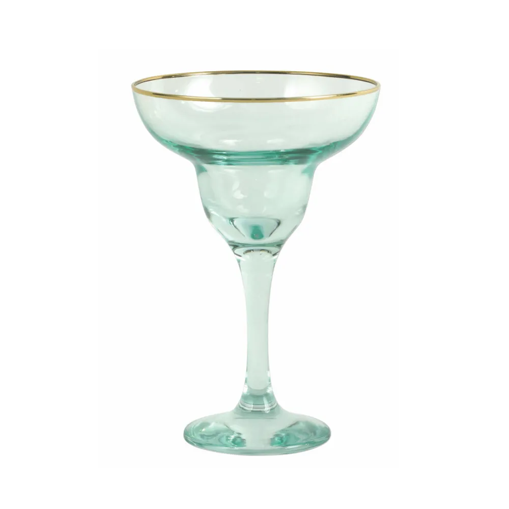 VIETRI Glassware|Rainbow Margarita Glass