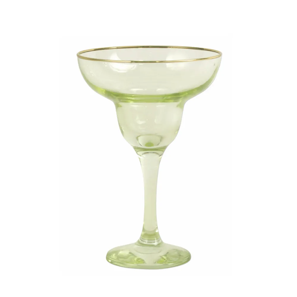 VIETRI Glassware|Rainbow Margarita Glass