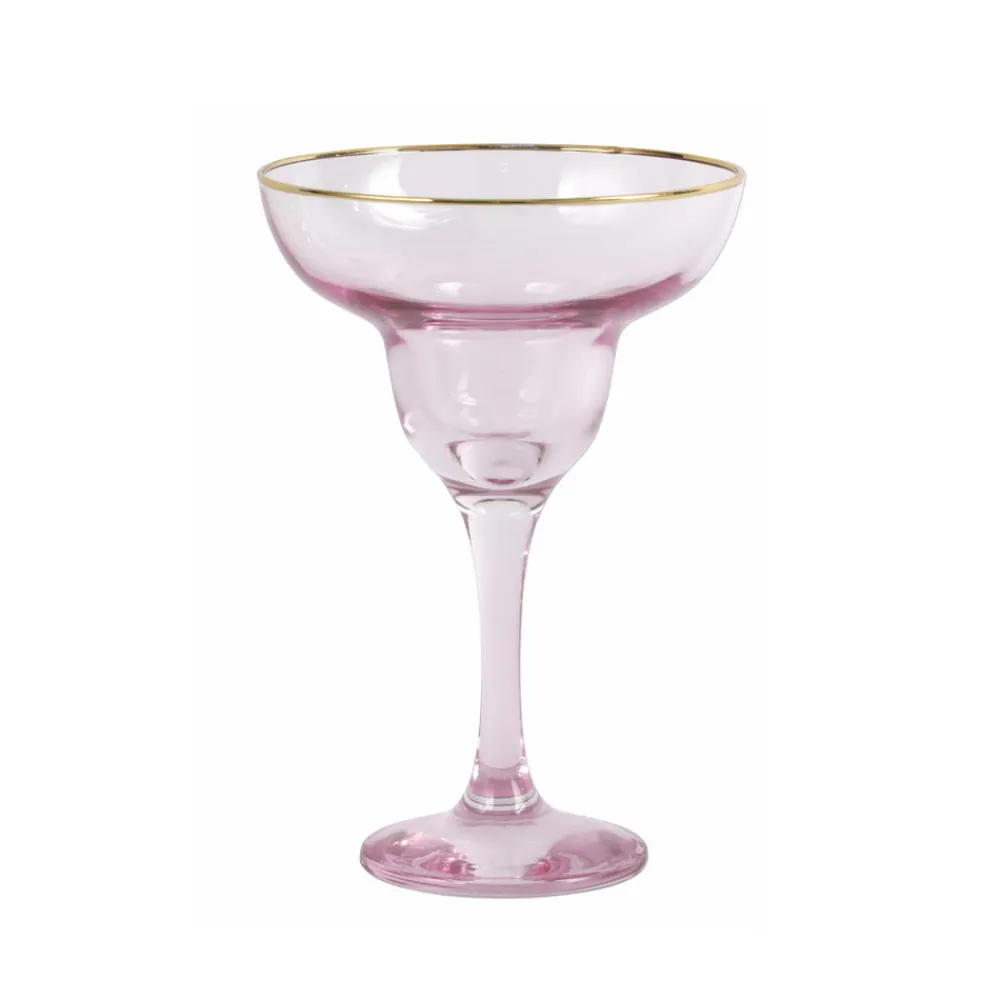 VIETRI Glassware|Rainbow Margarita Glass