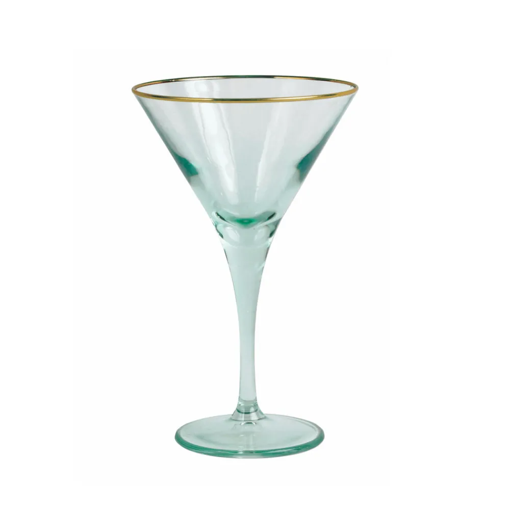 VIETRI Glassware|Rainbow Martini Glass