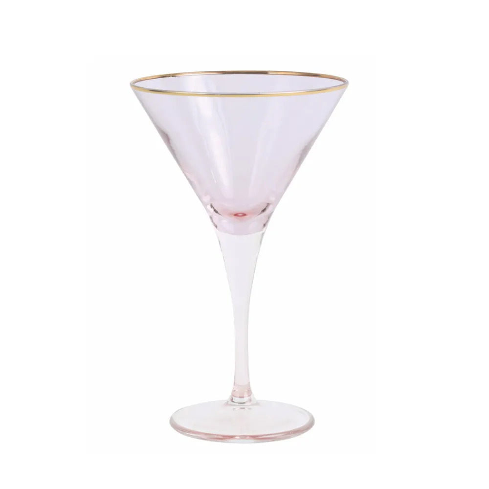 VIETRI Glassware|Rainbow Martini Glass
