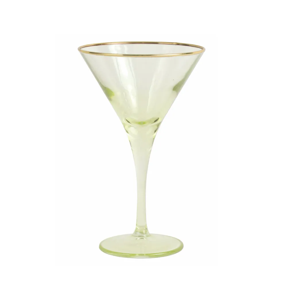 VIETRI Glassware|Rainbow Martini Glass