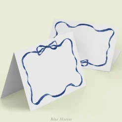 Clementina Sketchbook Place Settings & Linens|Rainbow Ribbon Place Cards, Set of 25