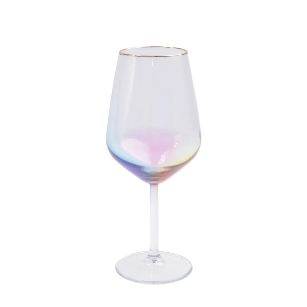 VIETRI Glassware|Rainbow Wine Glass