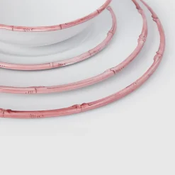 Z.d.G. Dinnerware|Ramatuelle Bamboo Dinner Plate in Rose