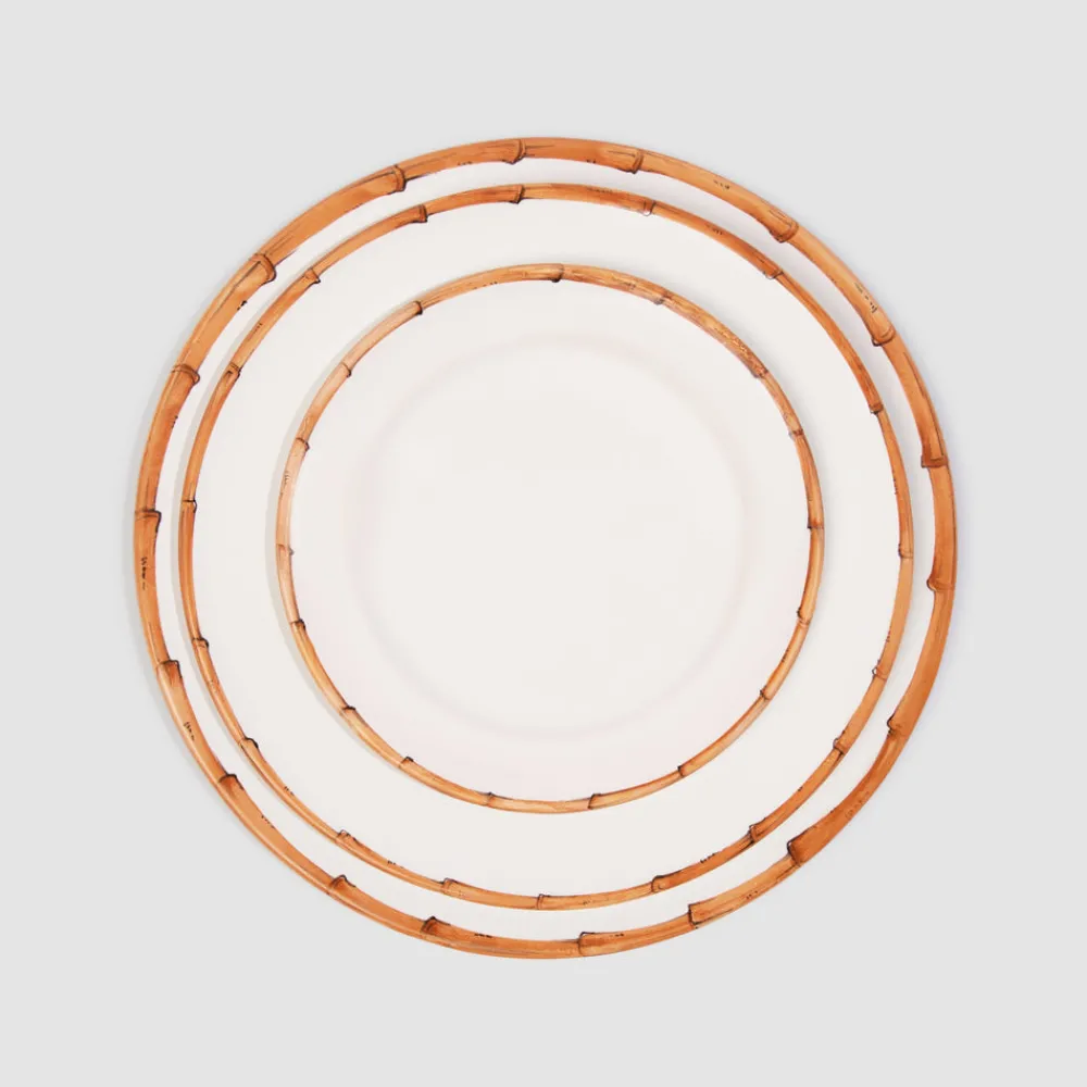 Z.d.G. Dinnerware|Ramatuelle Bamboo Dinner Plate, Natural