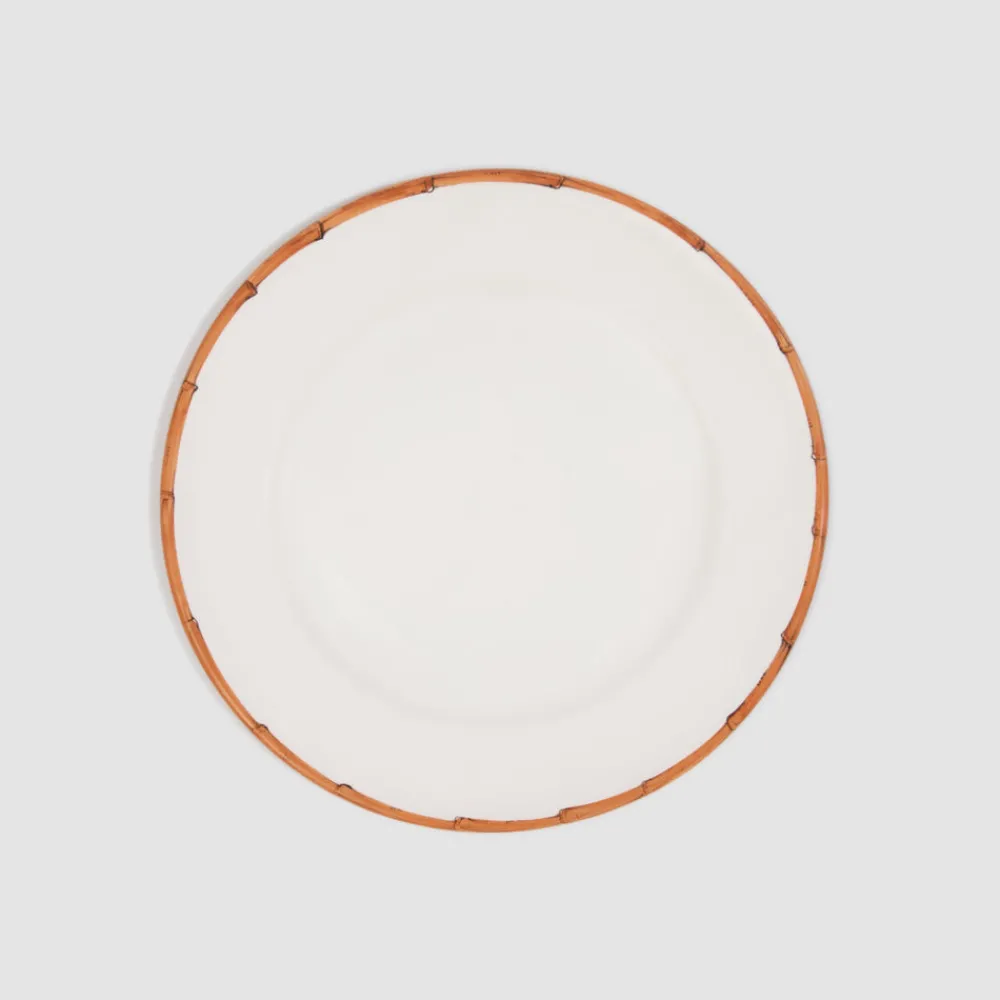 Z.d.G. Dinnerware|Ramatuelle Bamboo Dinner Plate, Natural