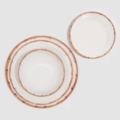 Z.d.G. Dinnerware|Ramatuelle Bamboo Salad/Starter Plate, Natural
