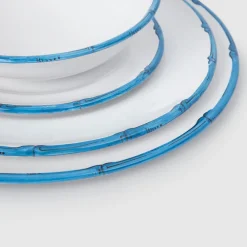 Z.d.G. Dinnerware|Ramatuelle Bamboo Side Plate in Blue