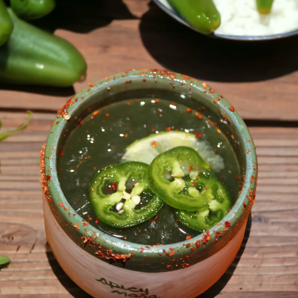 Caitlin Rounds Antiques Glassware|Ranch Style “Spicy Marg” Cups, Set of 2