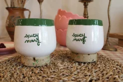 Caitlin Rounds Antiques Glassware|Ranch Style “Spicy Marg” Cups, Set of 2