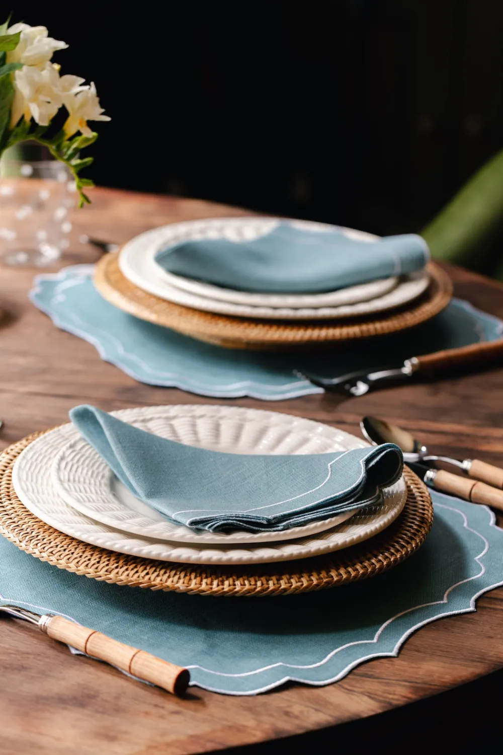 Rebecca Udall Wicker|Dinnerware|Rattan Charger Plate