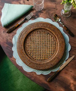 Rebecca Udall Wicker|Dinnerware|Rattan Charger Plate